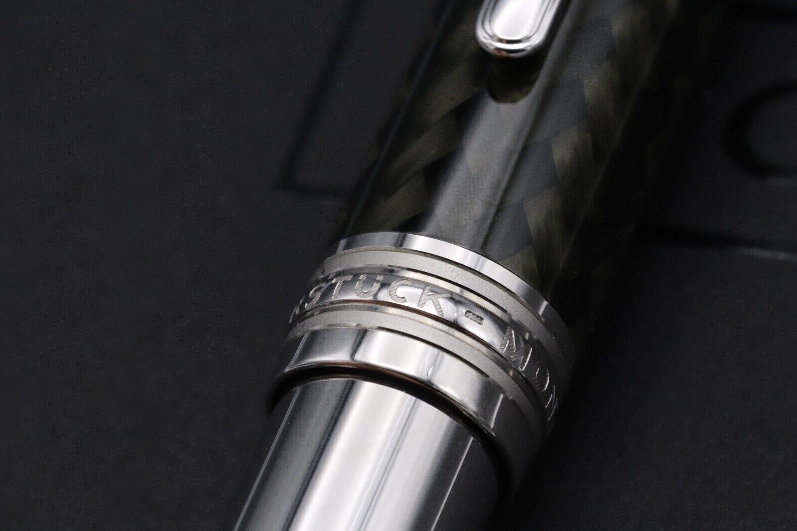 Montblanc Meisterstuck 146 LeGrand Carbon Steel Fountain Pen - Serviced by MB 24 image 4
