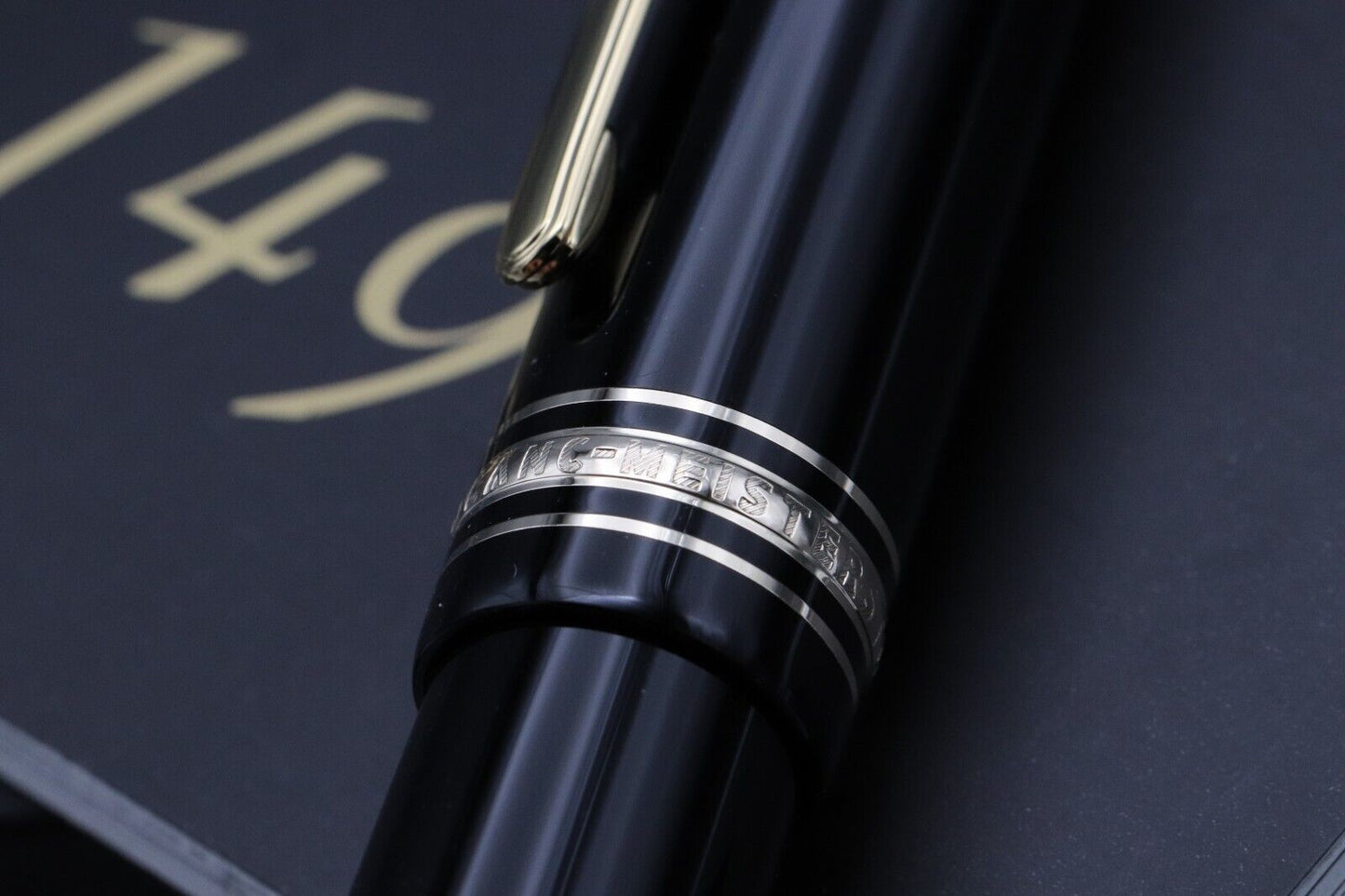 Montblanc Meisterstuck 149 Gold-Coated Fountain Pen - NEVER INKED image 3