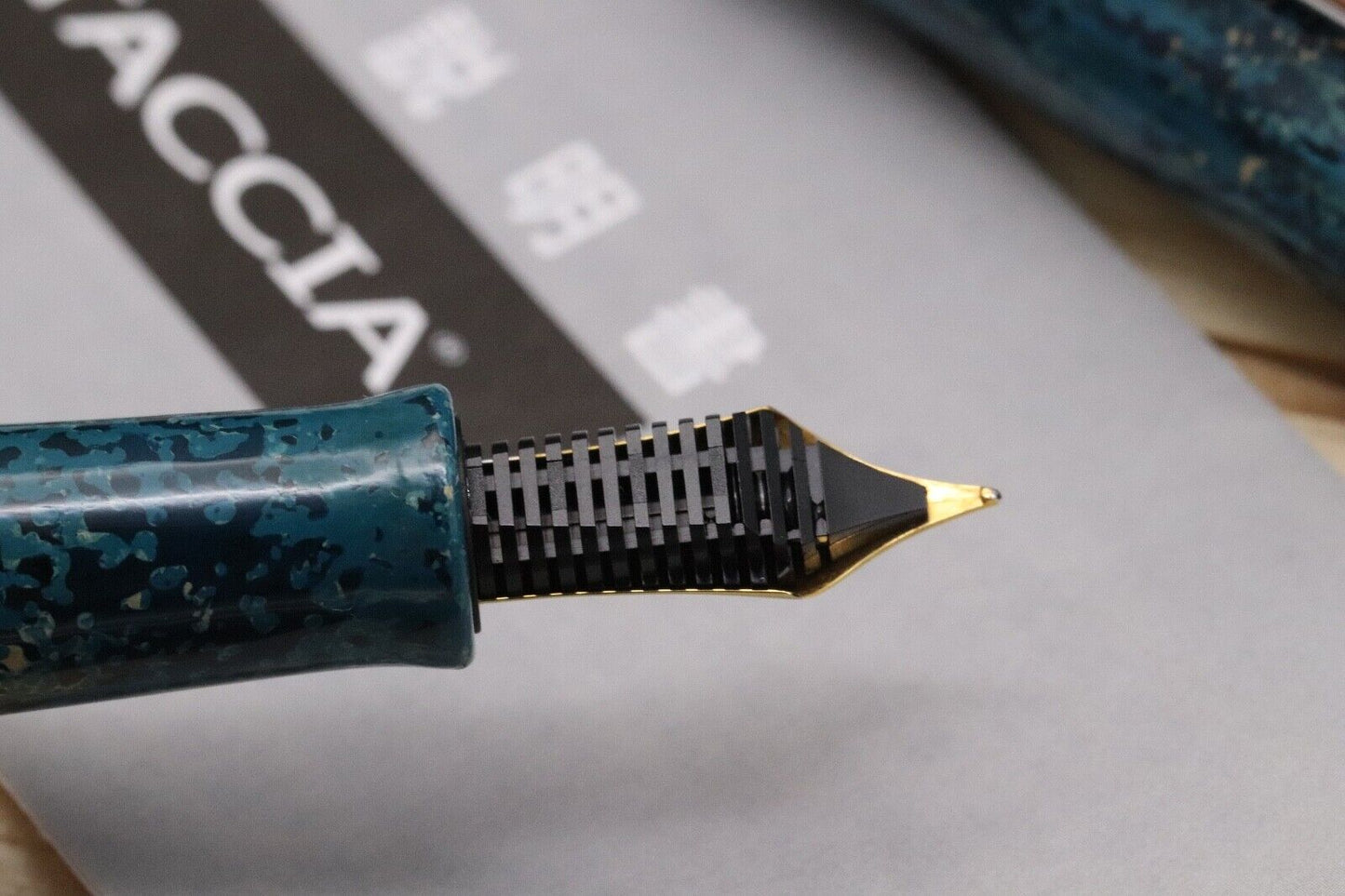 Taccia Hyakko Hisho Hakudou Limited Edition Fountain Pen image 4