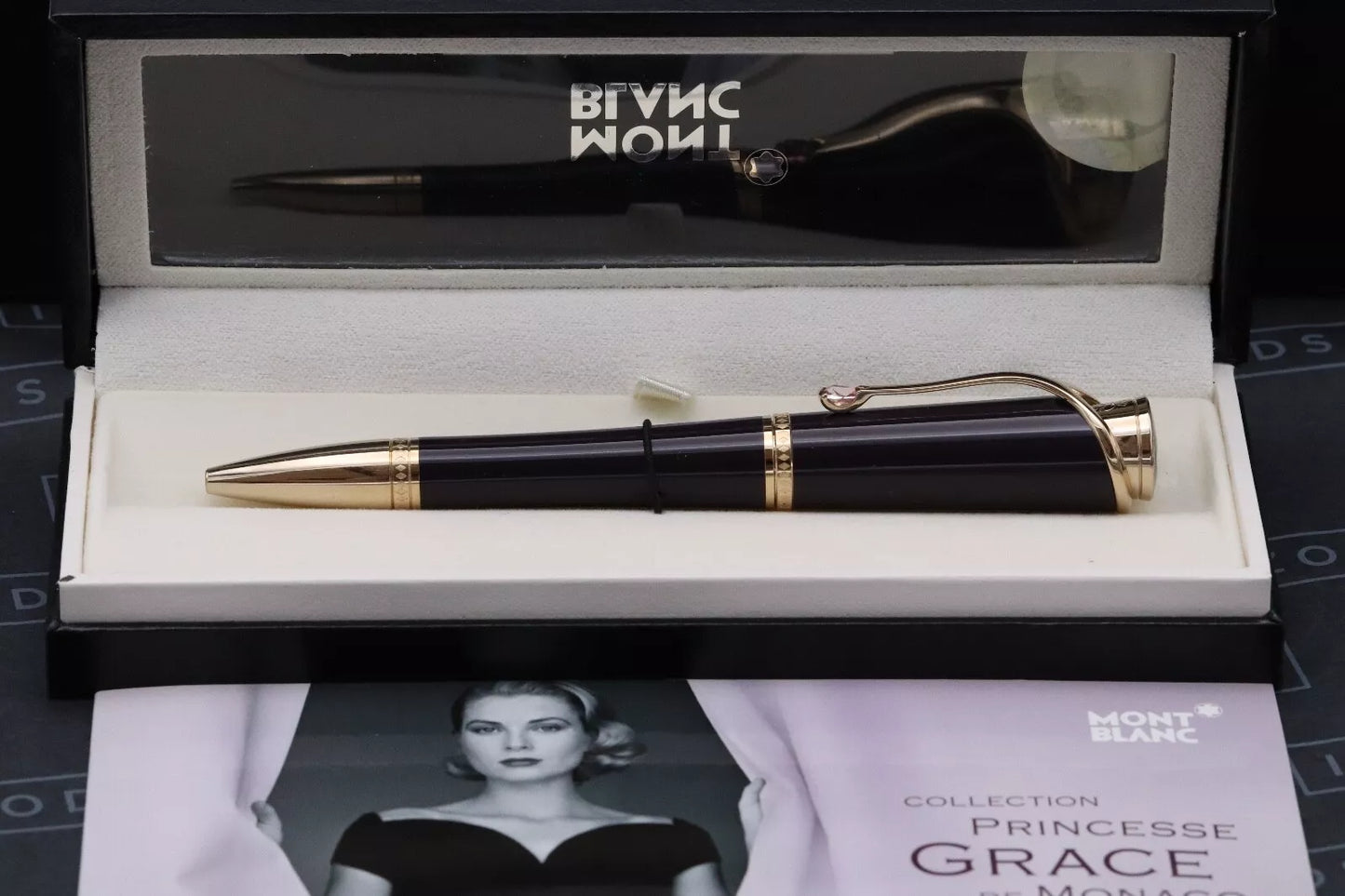 Montblanc Princesse Grace de Monaco Purple Ballpoint Pen image 6