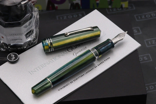 Leonardo Momento Zero Grande 2.0 Baobab Fountain Pen - 14k Stub Nib - INKED ONCE image 1