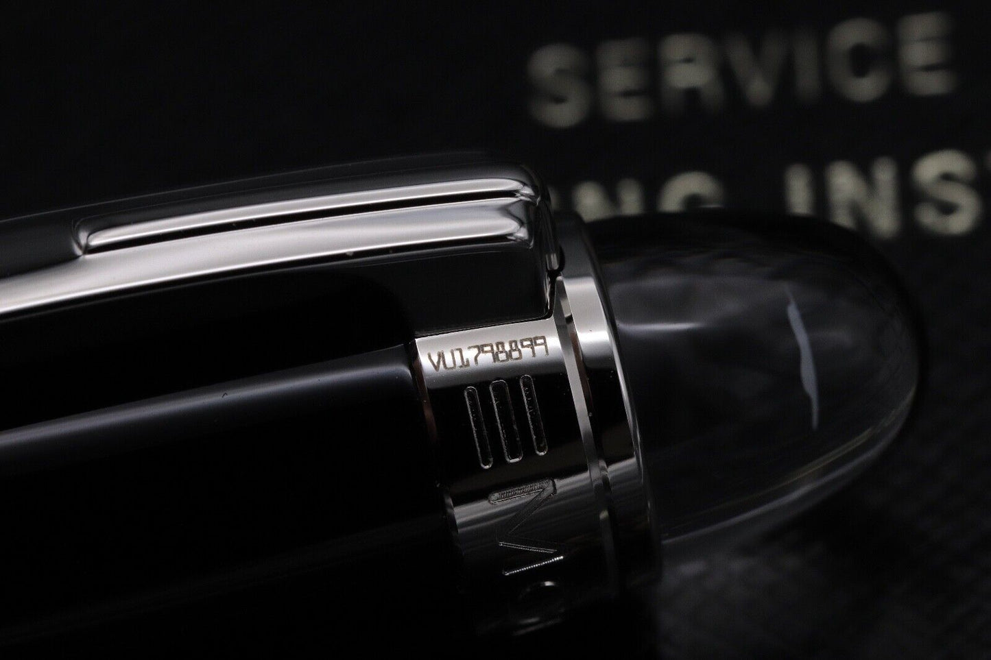 Montblanc Starwalker Platinum Resin Rollerball / Fineliner Pen - UNUSED image 3