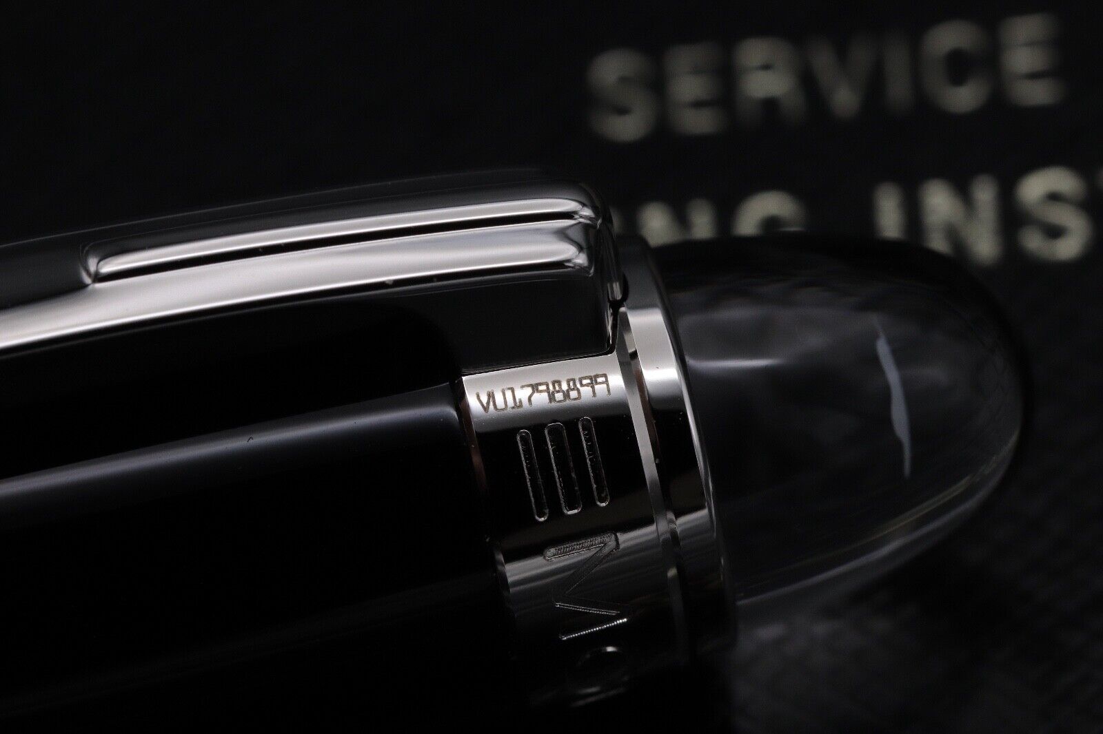 Montblanc Starwalker Platinum Resin Rollerball / Fineliner Pen - UNUSED image 3