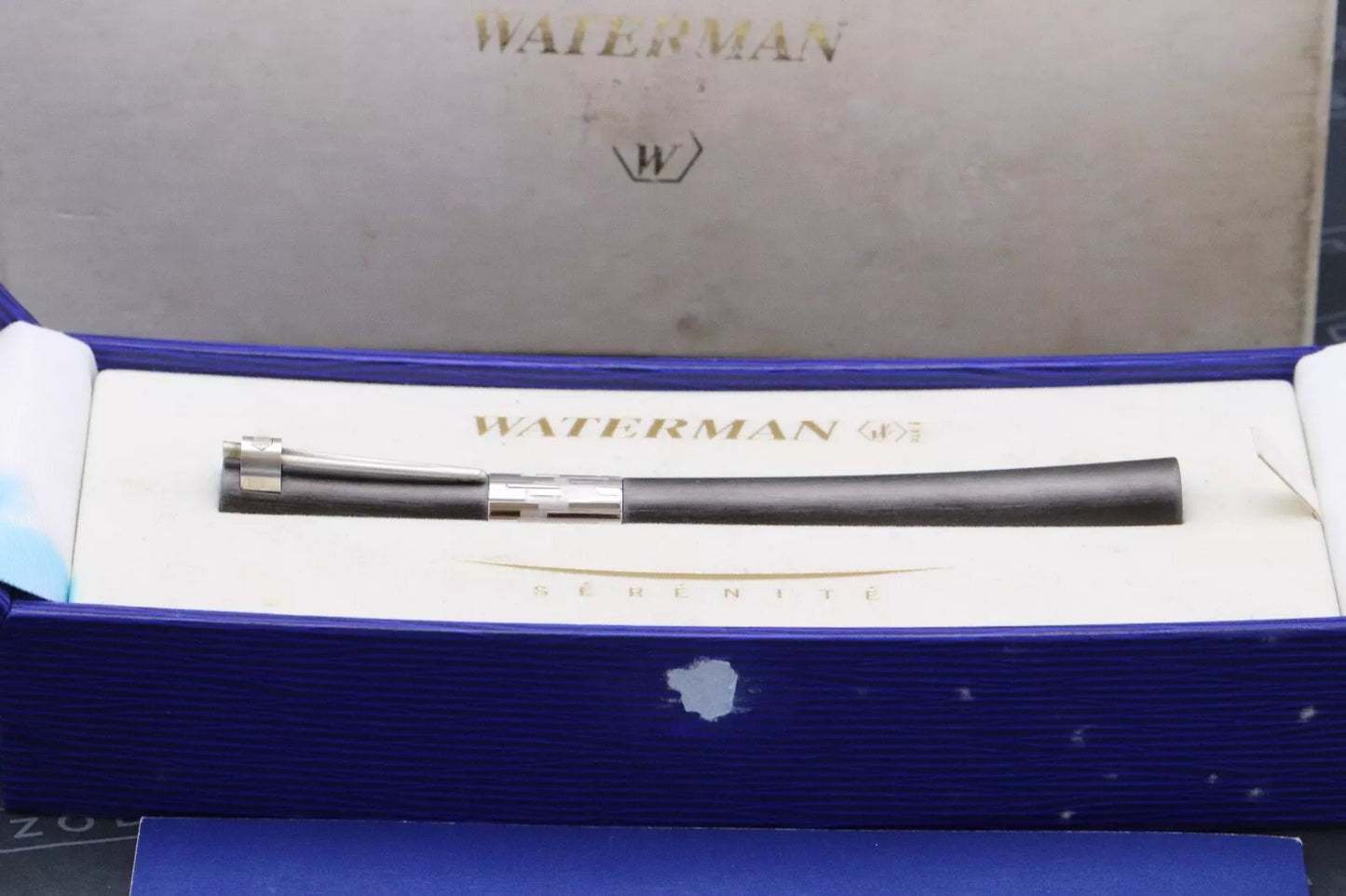 Waterman Serenite Grey Titanium Fountain Pen - Rare Sample Marked Pen image 9