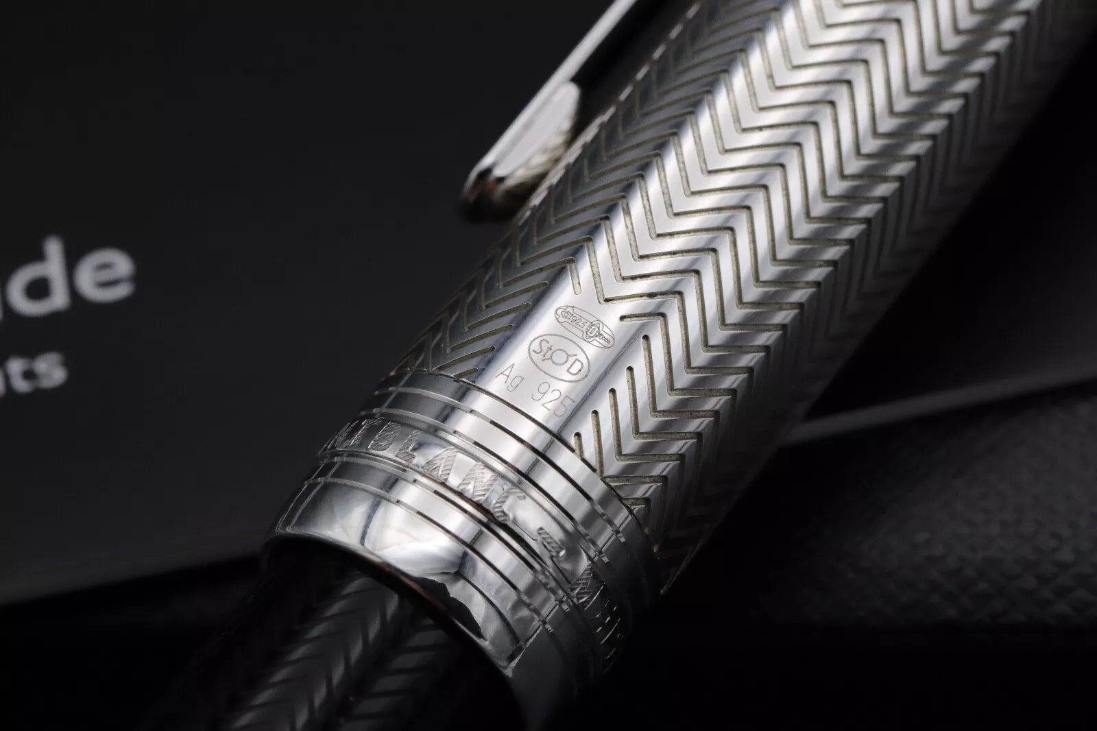 Montblanc Meisterstuck LeGrand Silver Barley Doue Fountain Pen - Serviced by MB image 5