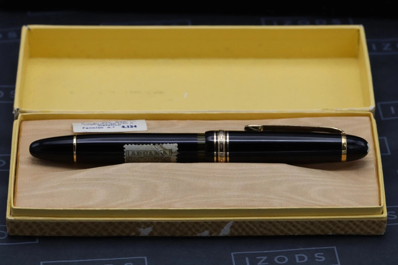 Montblanc Meisterstuck 146 Celluloid 1950s Gold Coated Fountain Pen image 8