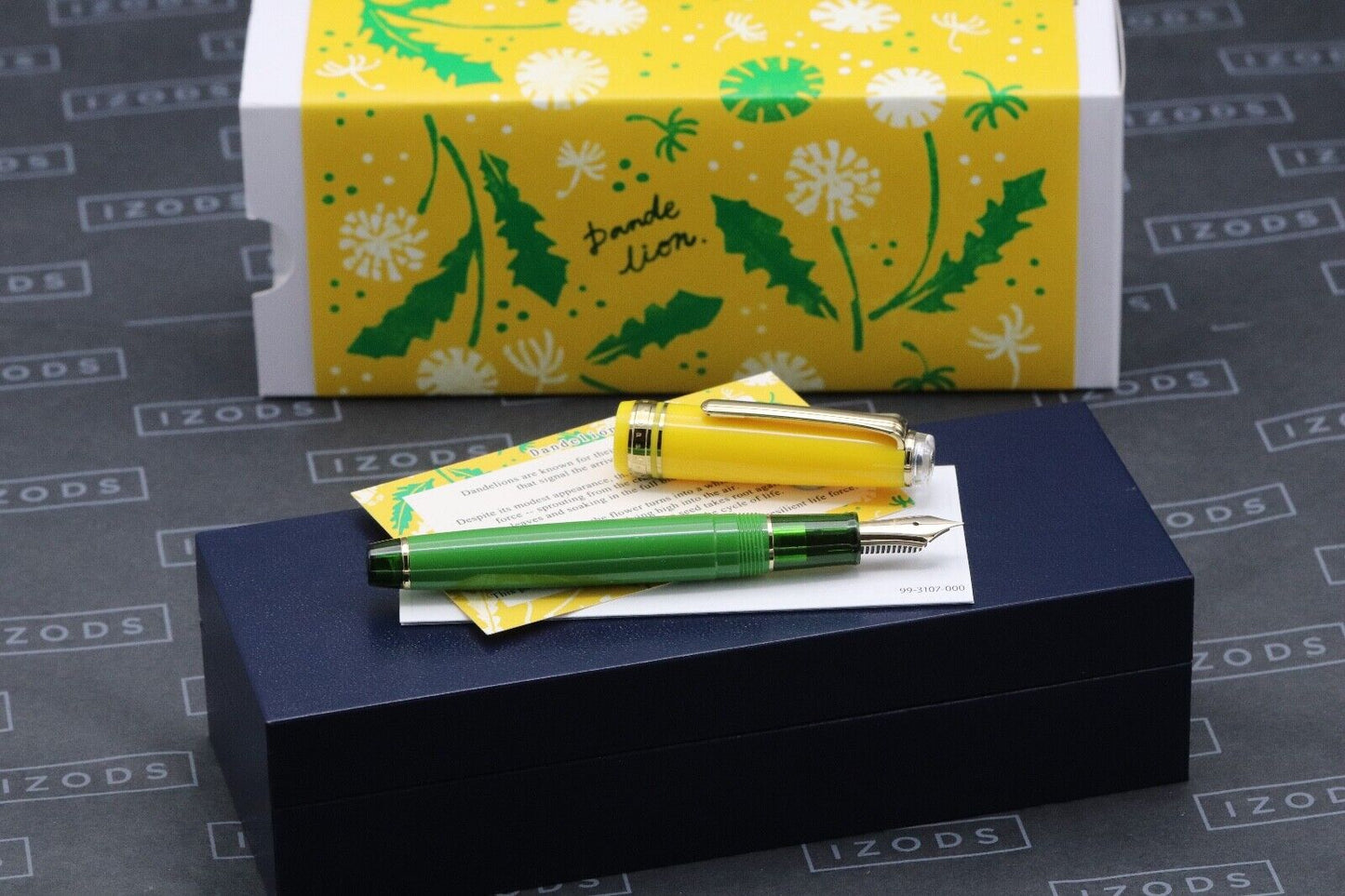 Sailor x Bungubox Pro Gear Slim Dandelion Limited Edition Fountain Pen image 0