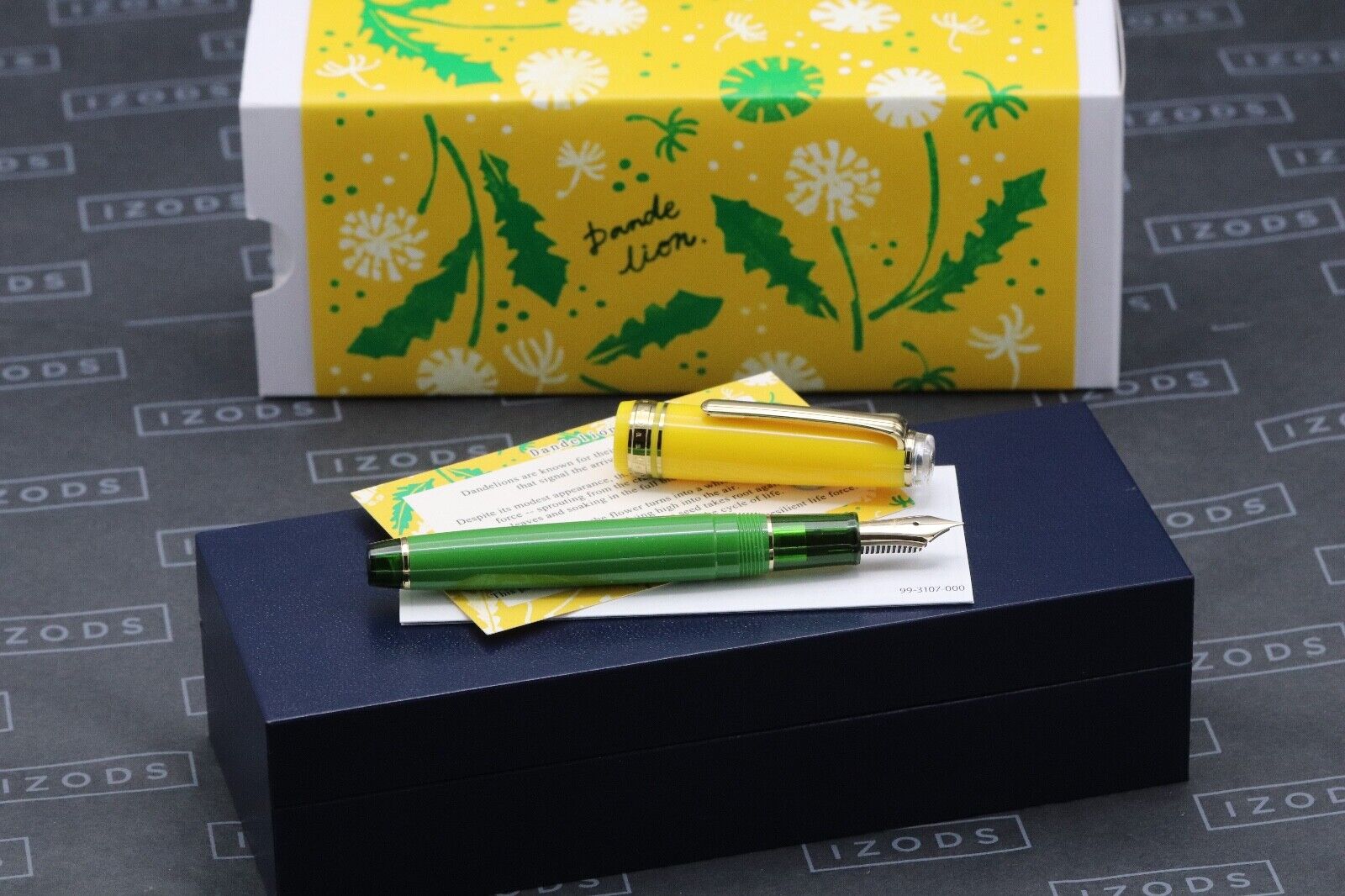Sailor x Bungubox Pro Gear Slim Dandelion Limited Edition Fountain Pen image 0