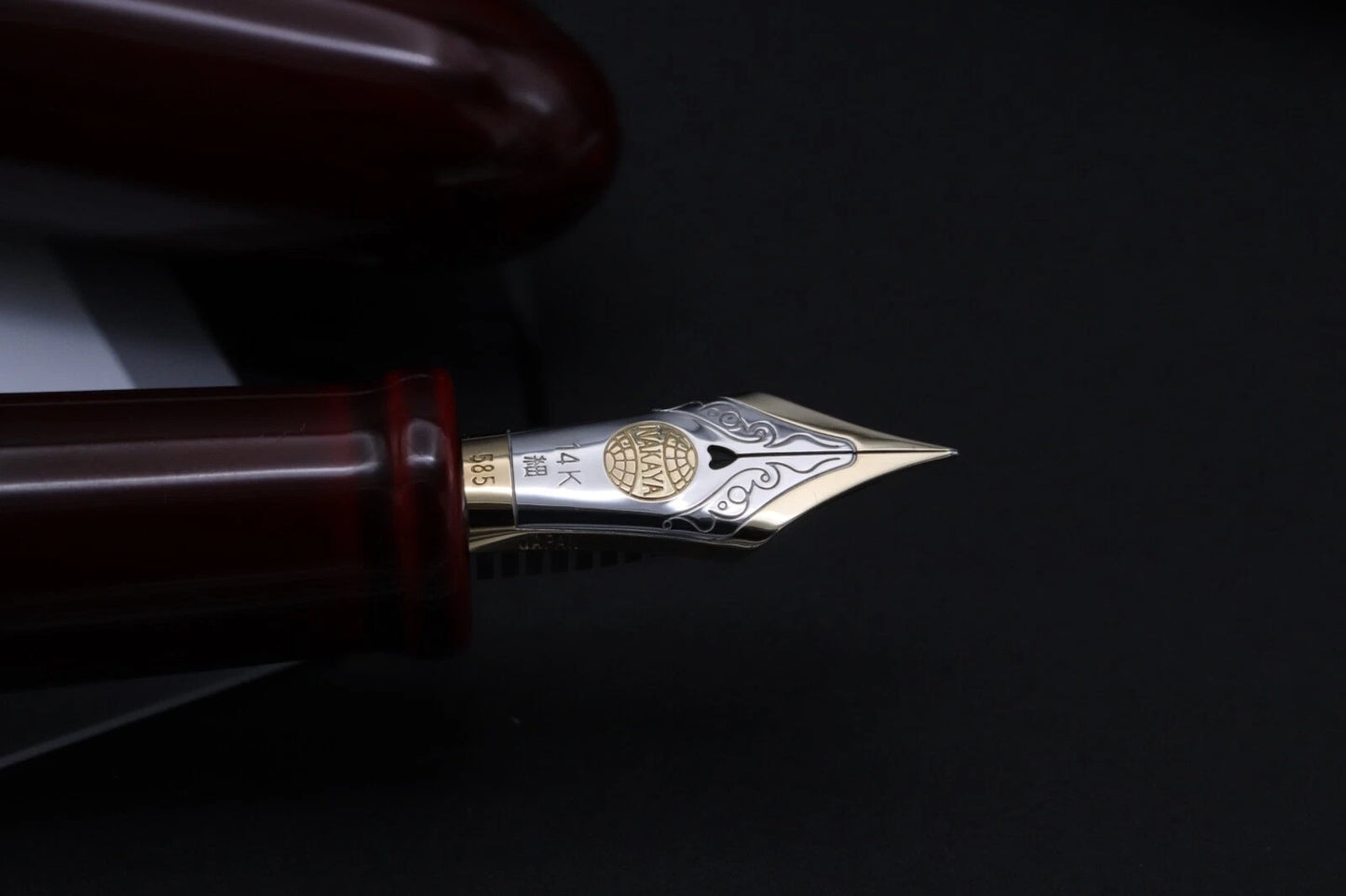 Nakaya D-17mm Portable Cigar Aka-Tamenuri Fountain Pen image 5