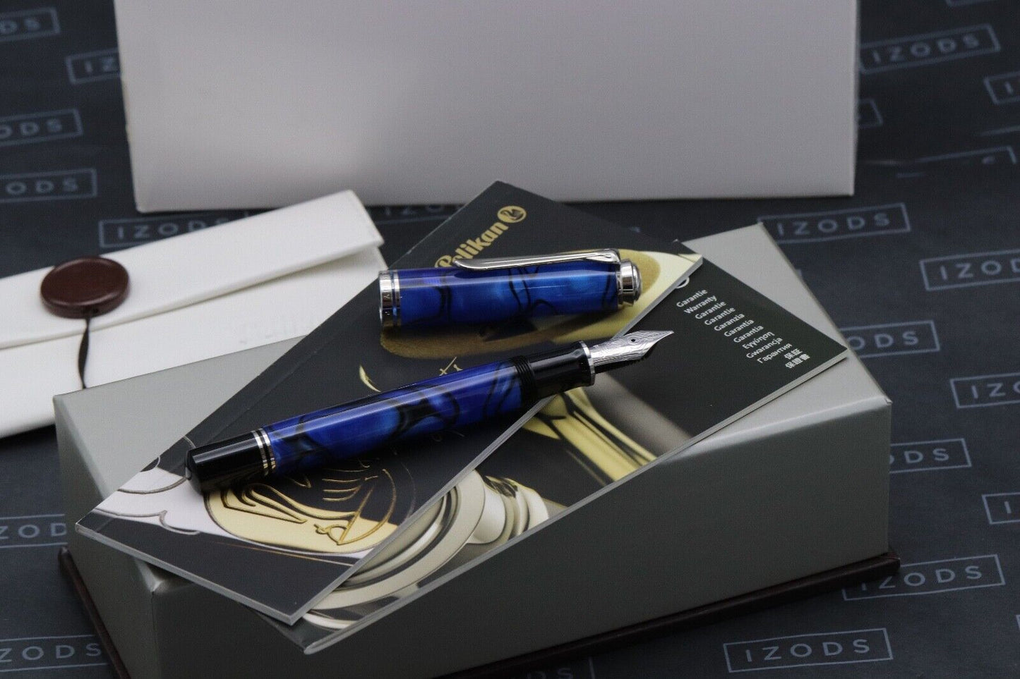 Pelikan M805 Blue Dunes Special Edition Fountain Pen - UNUSED image 0