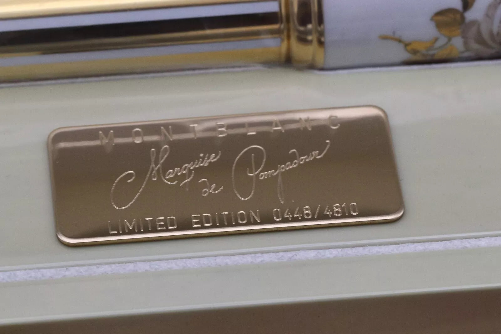 Montblanc Patron Of Art Marquis de Pompadour 4810 Fountain Pen - UNUSED image 7