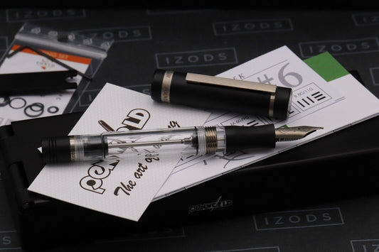 Conid Bulkfiller Regular Demonstrator Fountain Pen - #6 Ti Medium Nib image 1