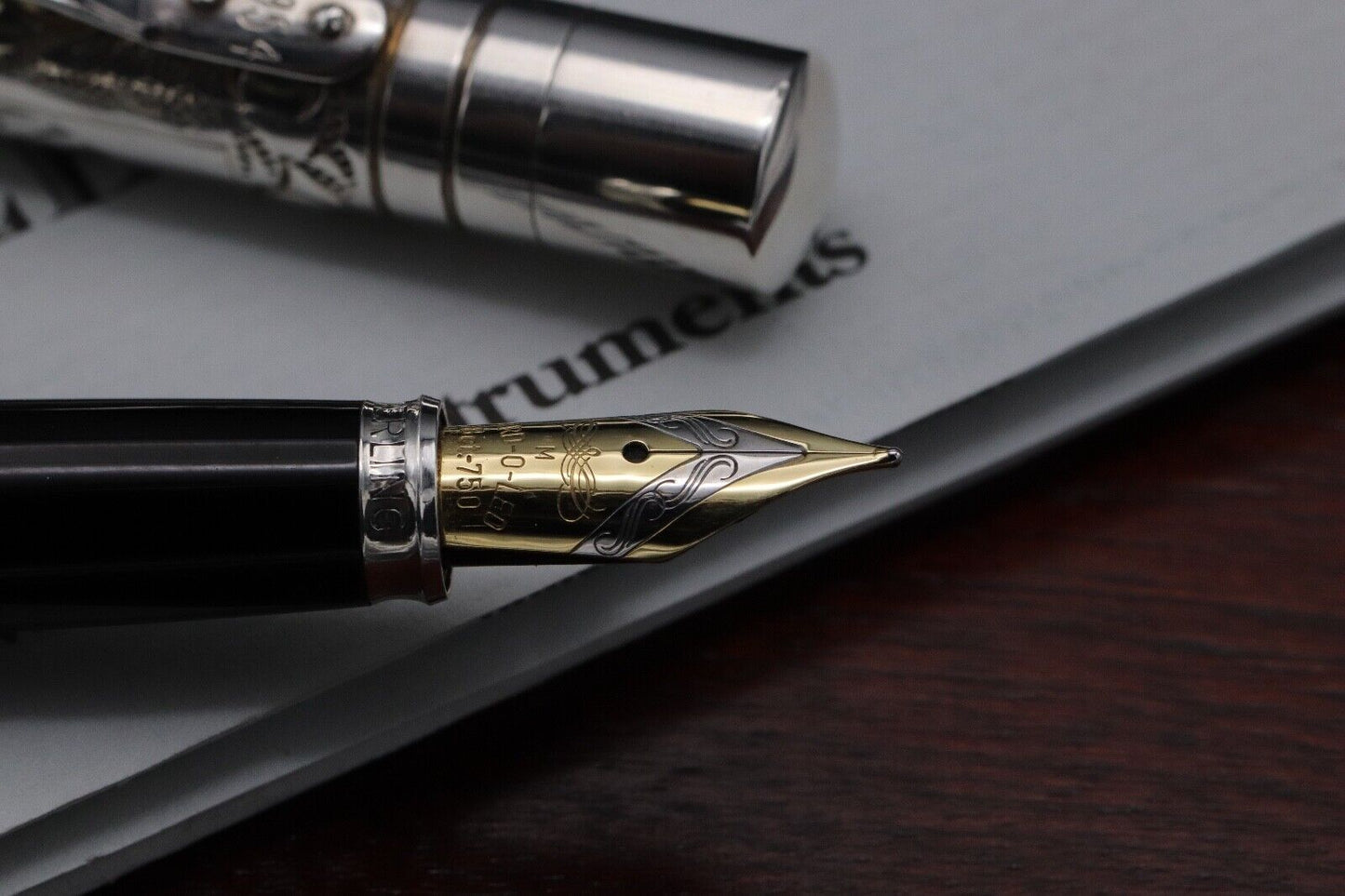 Yard-O-Led Viceroy Standard Victorian Sterling Silver Fountain Pen image 2