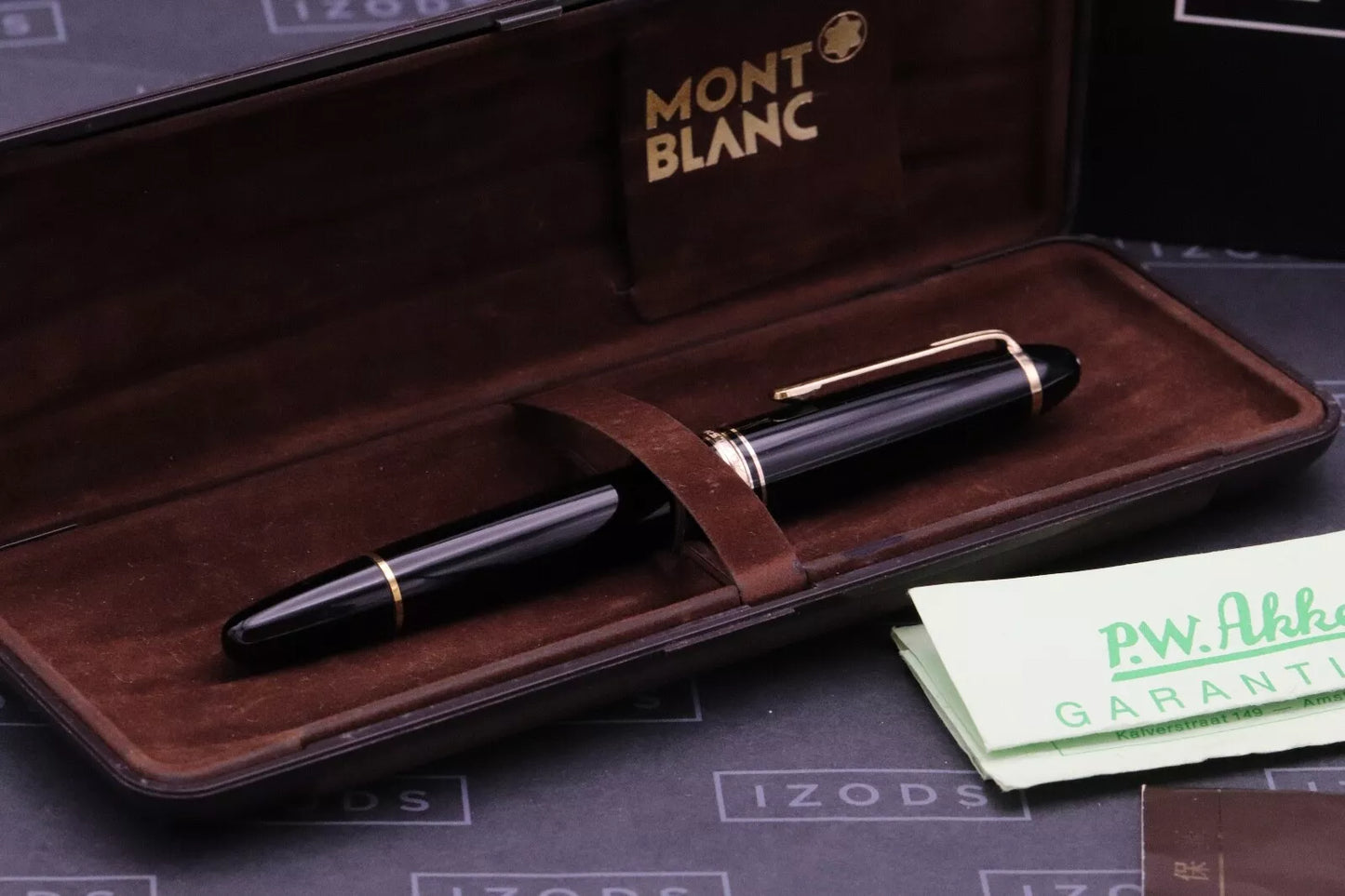 Montblanc Meisterstuck 146 LeGrand Gold Line Fountain Pen - Monotone Nib -1985 (Copy) image 6