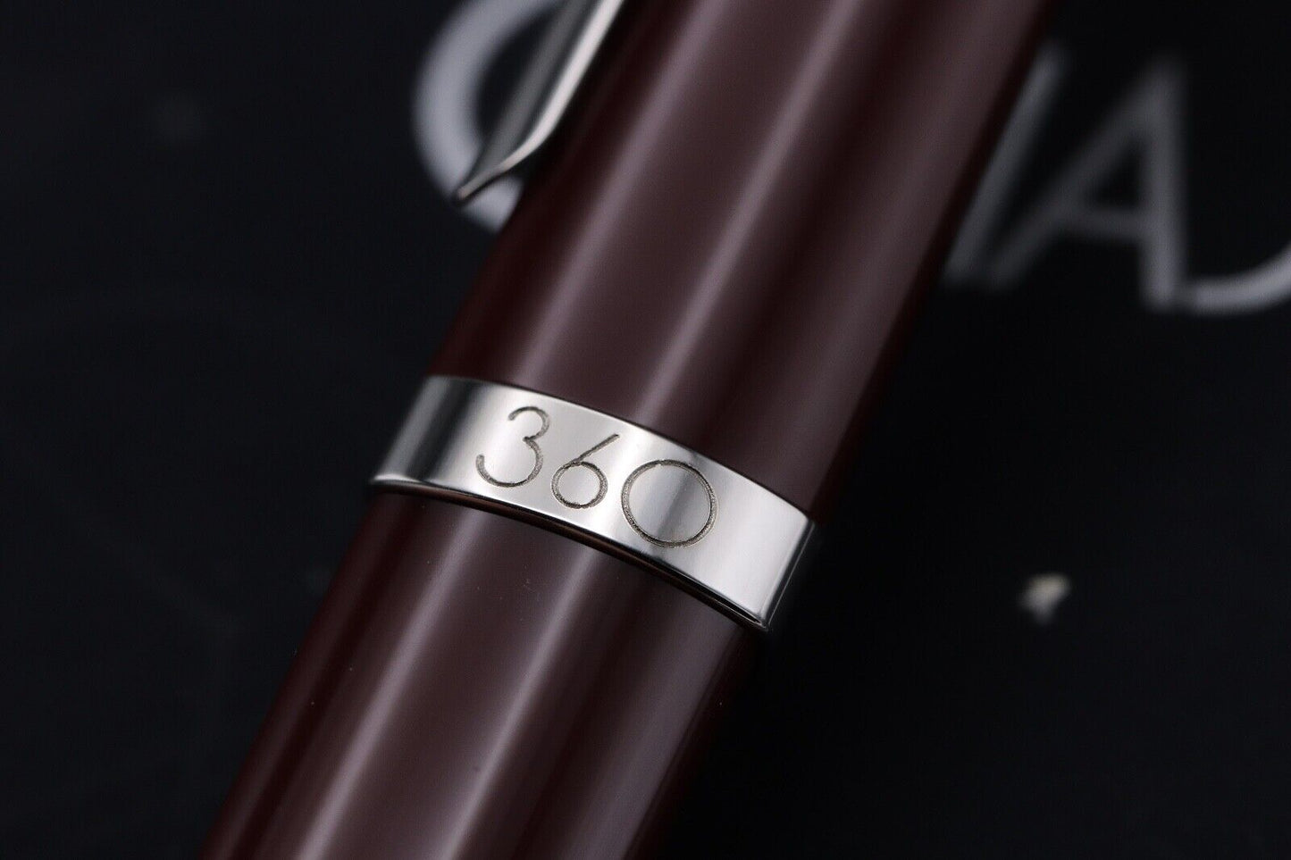 Omas 360 'Modern' Bordeaux Fountain Pen - UNUSED image 4