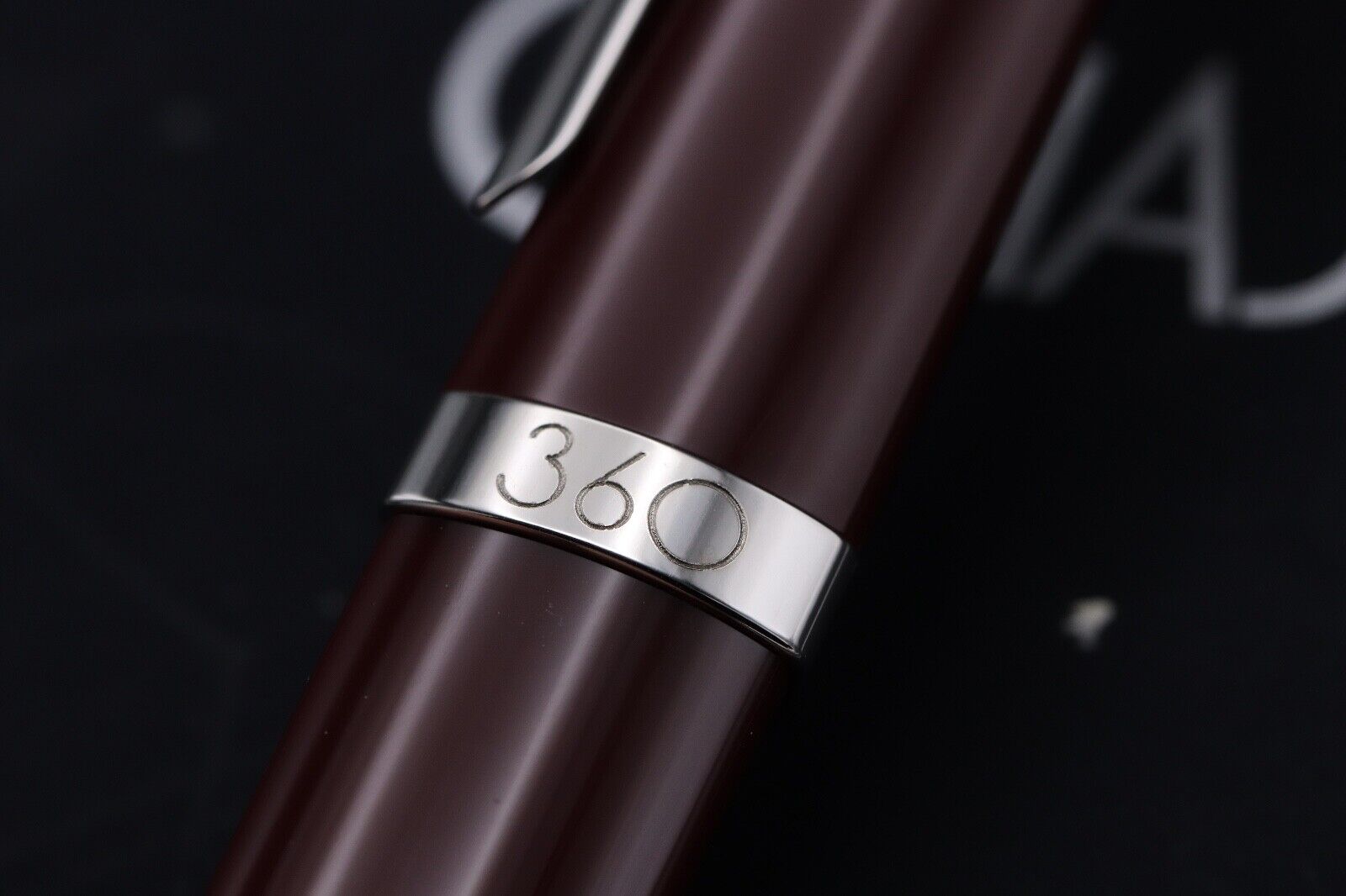 Omas 360 'Modern' Bordeaux Fountain Pen - UNUSED image 4