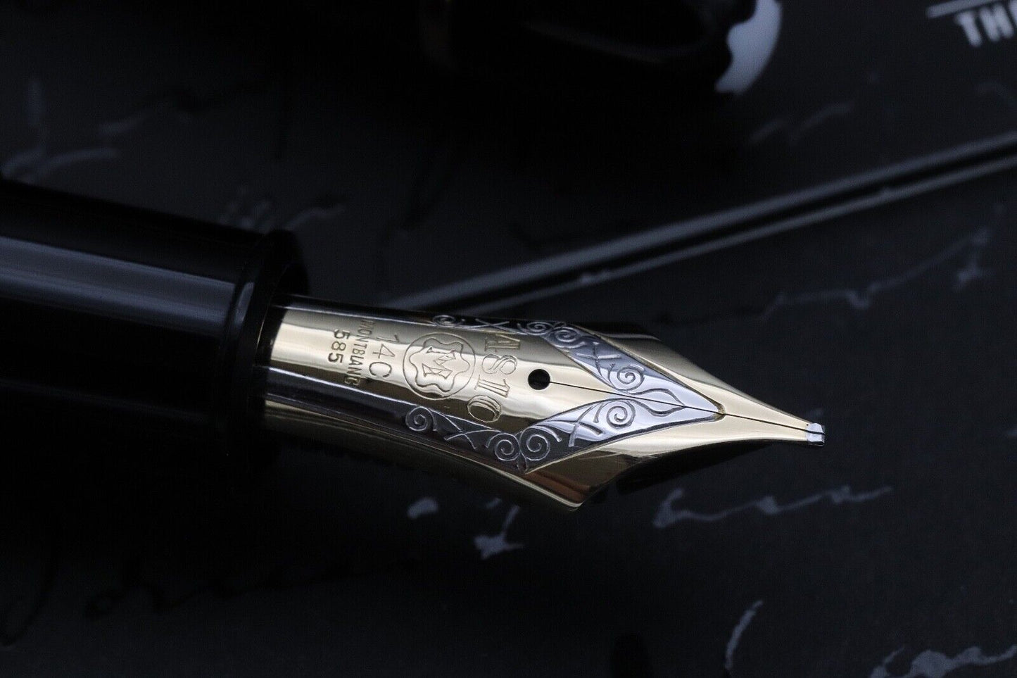 Montblanc Meisterstuck 149 Gold-Coated Fountain Pen - 1965-68 - OBB Nib image 3