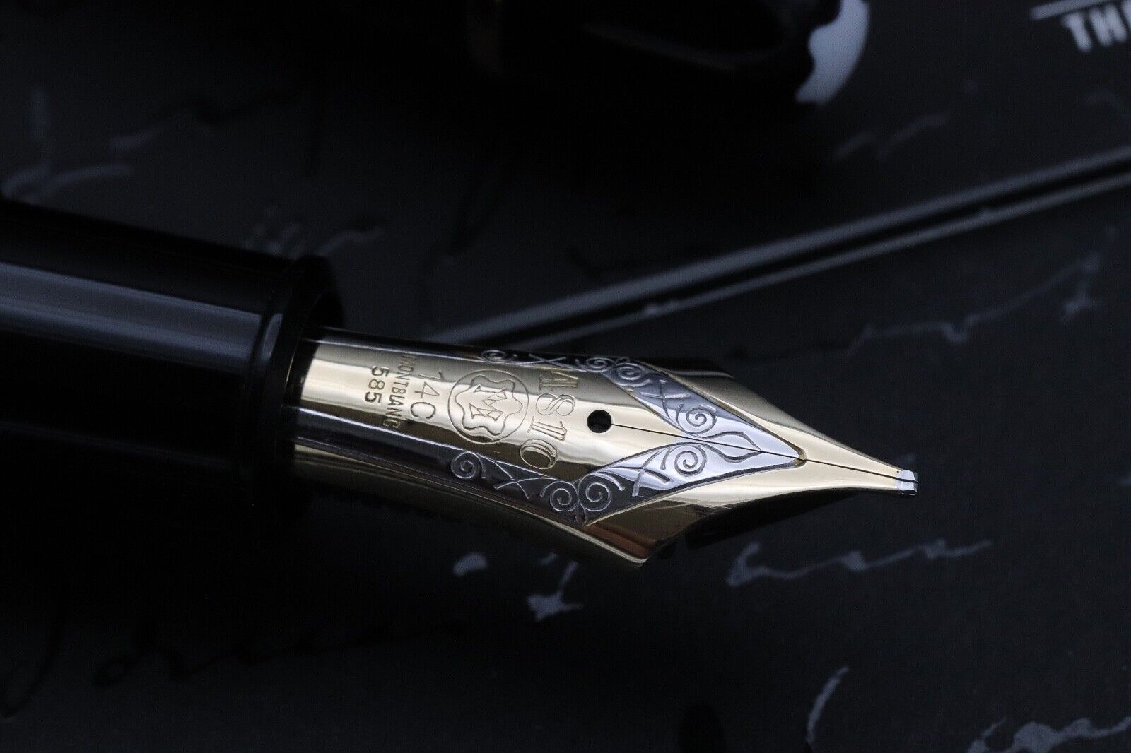 Montblanc Meisterstuck 149 Gold-Coated Fountain Pen - 1965-68 - OBB Nib image 3