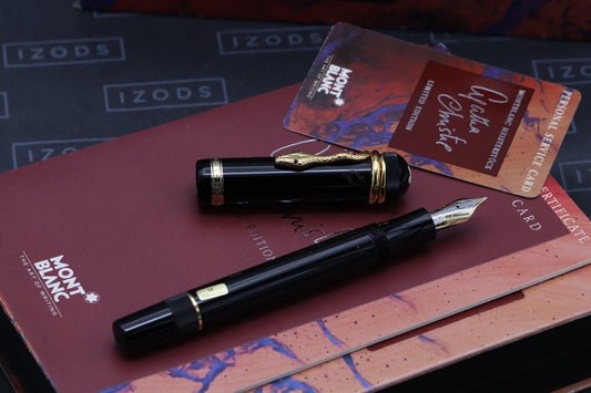 Montblanc Writers Edition Agatha Christie Vermeil Fountain Pen - UNUSED image 1