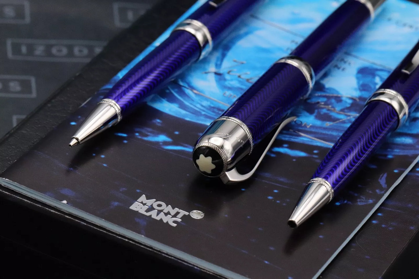 Montblanc Writers Edition Jules Verne Set - FP, MP, BP - UNUSED image 6
