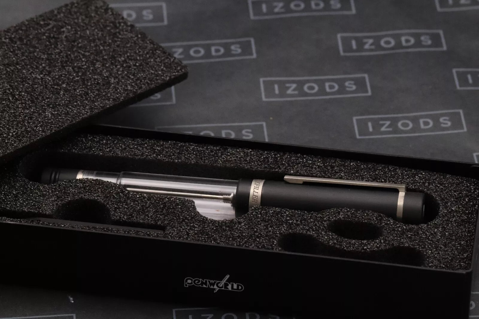 Conid Bulkfiller Regular Demonstrator Titanium Fountain Pen - #6 Ti Fine Nib image 10