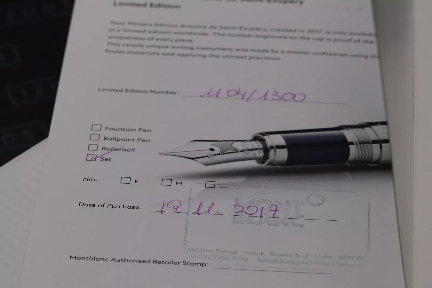 Montblanc Writers Edition Antoine de Saint-Exupery Mechanical Pencil image 7