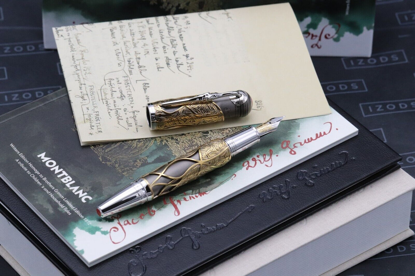 Montblanc Writers Edition Homage to Brothers Grimm 1812 Fountain Pen INKED ONCE image 0