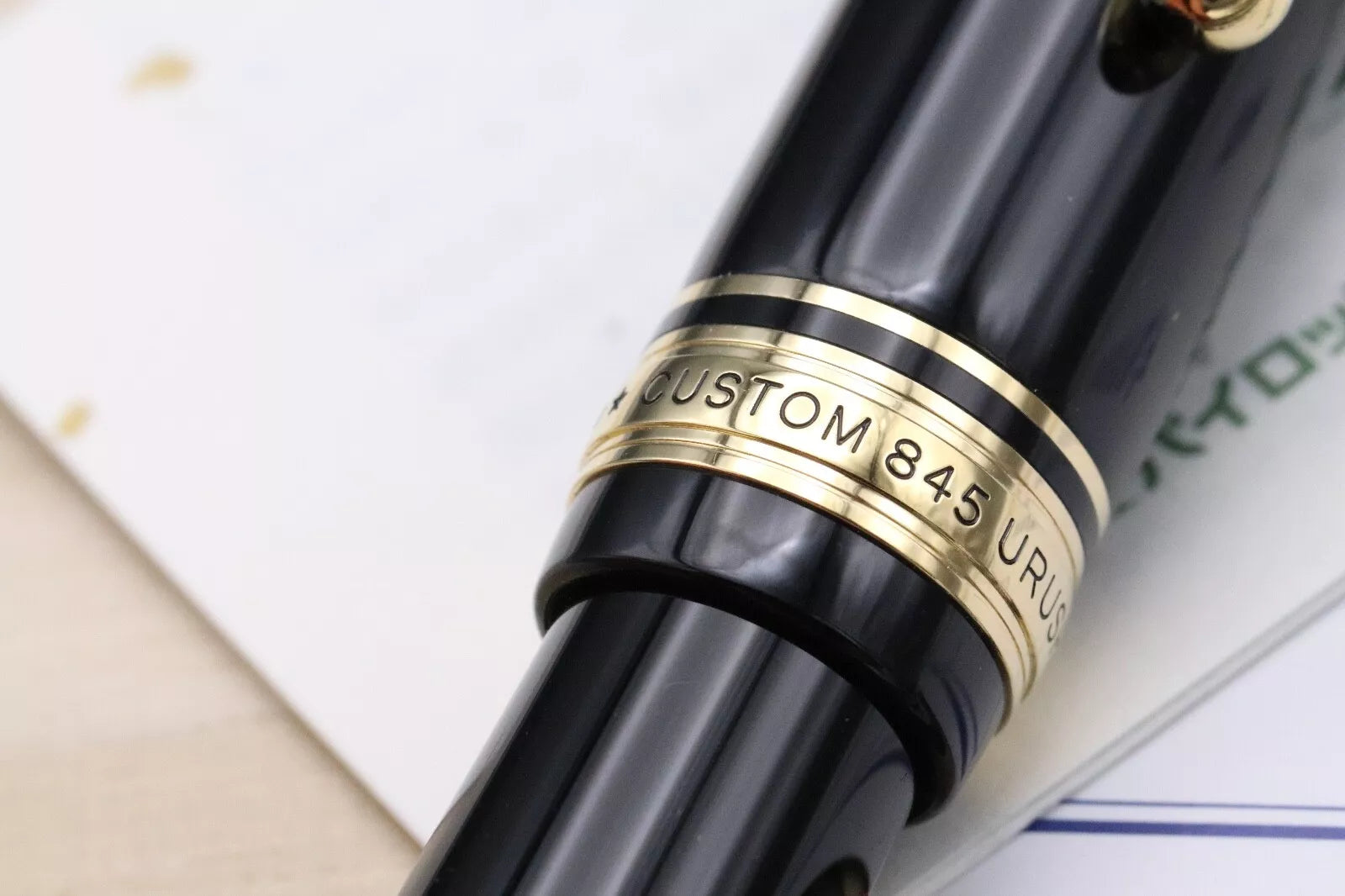 Pilot Custom 845 Urushi Black Fountain Pen - INKED ONCE image 5