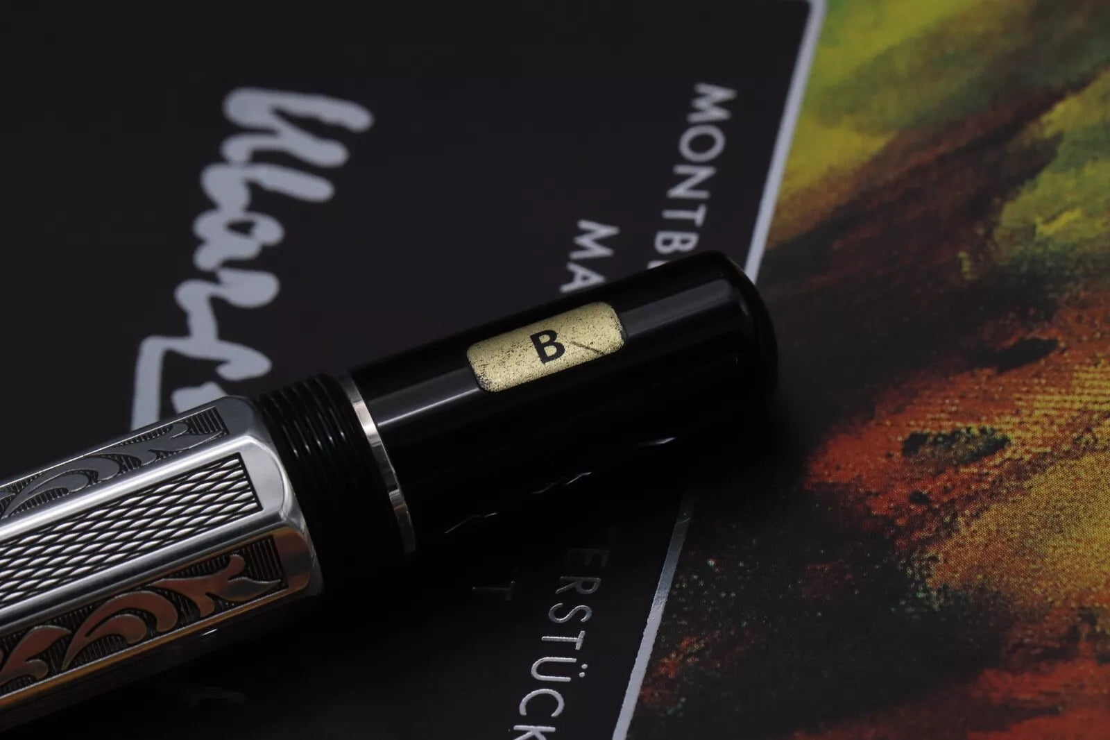 Montblanc Writers Edition Marcel Proust Fountain Pen - NEVER INKED - Broad Nib image 5