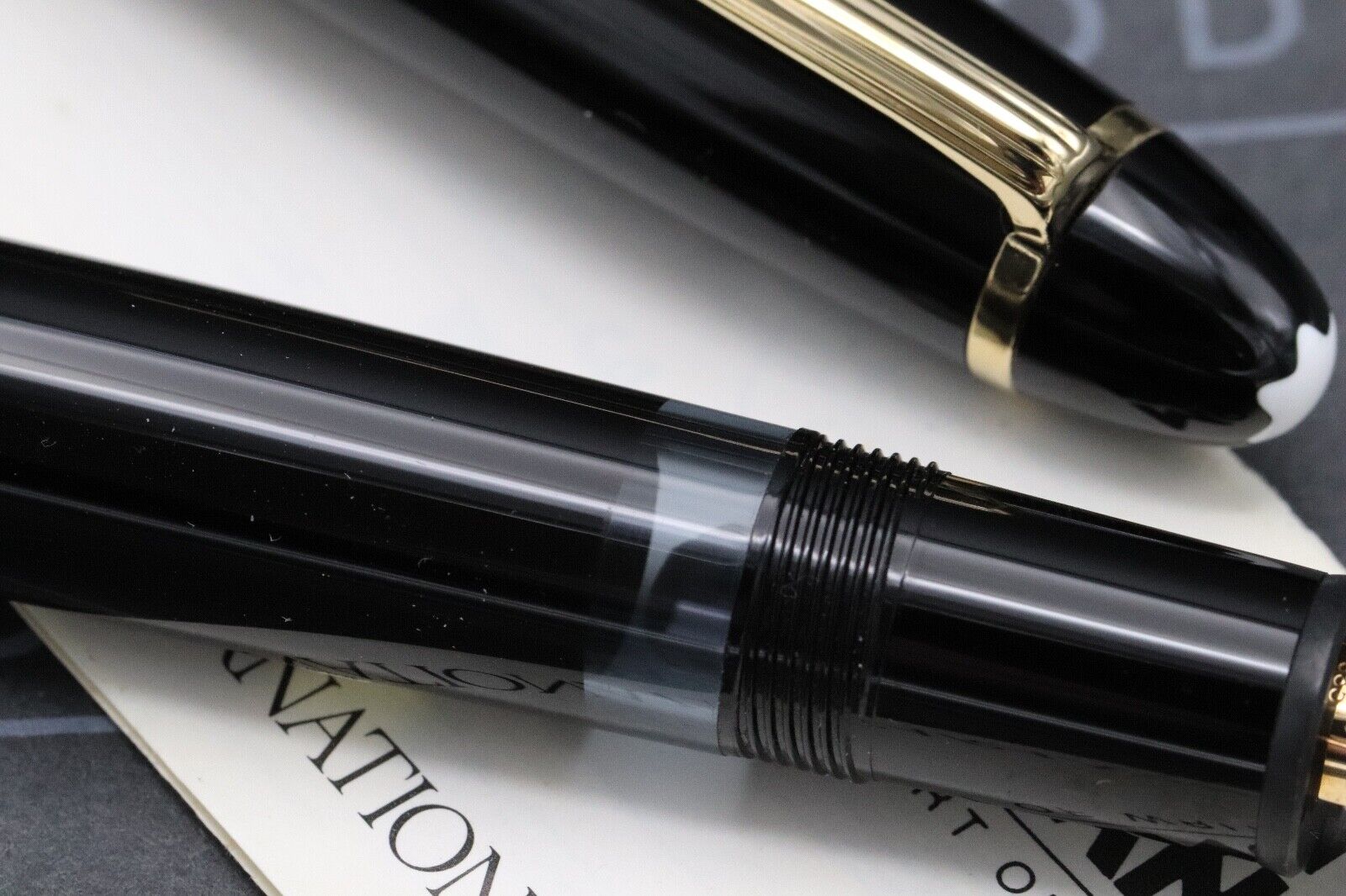 Montblanc Meisterstuck 146 LeGrand Gold Coated Fountain Pen - Mono Nib - UNUSED image 3