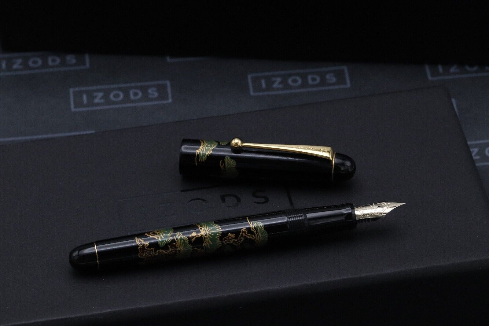 Namiki Bonsai Trees Maki-e Fountain Pen image 1