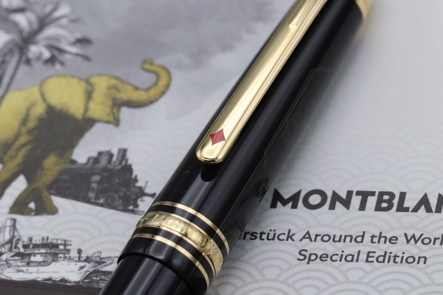 Montblanc Meisterstuck Classique Around The World in 80 Days Fountain Pen UNUSED image 4