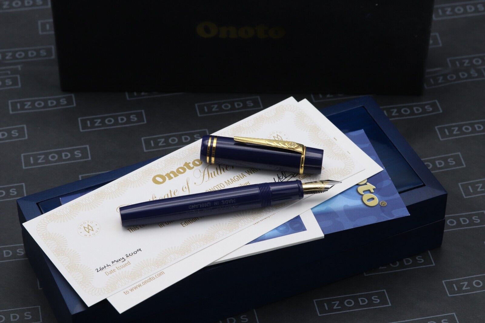 Onoto The Magna Writer Ultramarine Limited Edition Fountain Pen image 0