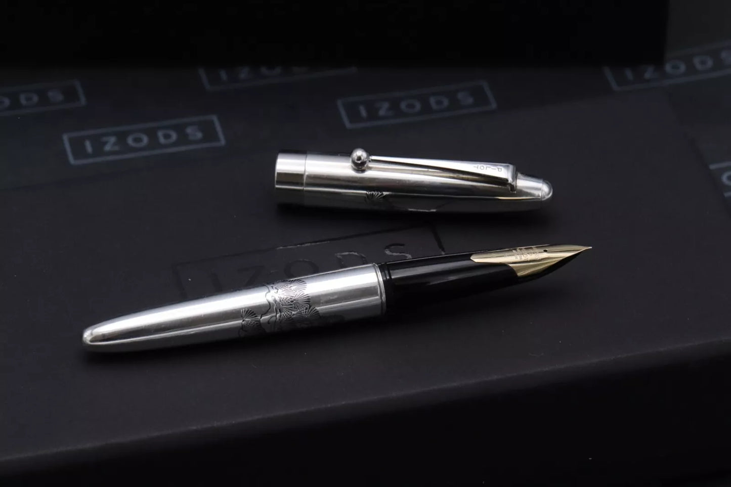 Pilot Sterling Silver Pine Tree Fountain Pen - 1991 image 6