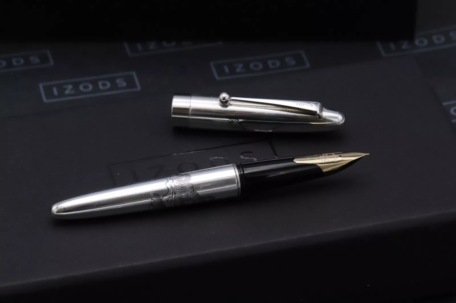 Pilot Sterling Silver Pine Tree Fountain Pen - 1991 image 6