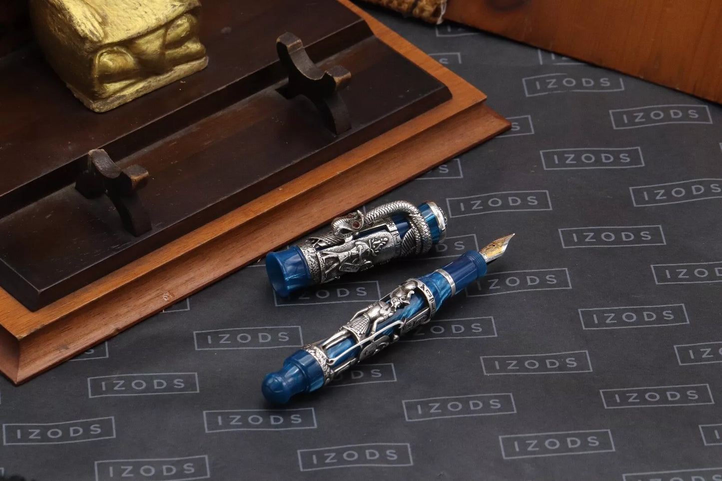 Montegrappa Luxor Blue Nile Celluloid Limited Edition Fountain Pen - Fully Overhauled by Montegrappa 2025 image 0