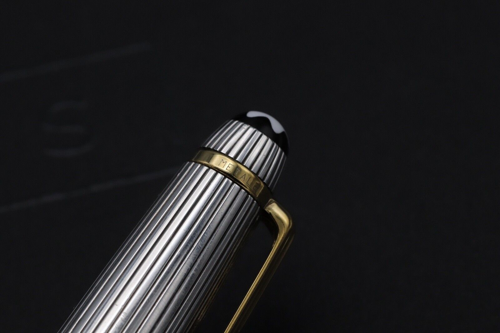 Montblanc Meisterstuck 163 Classique AG925 Pinstripe Rollerball Pen image 7