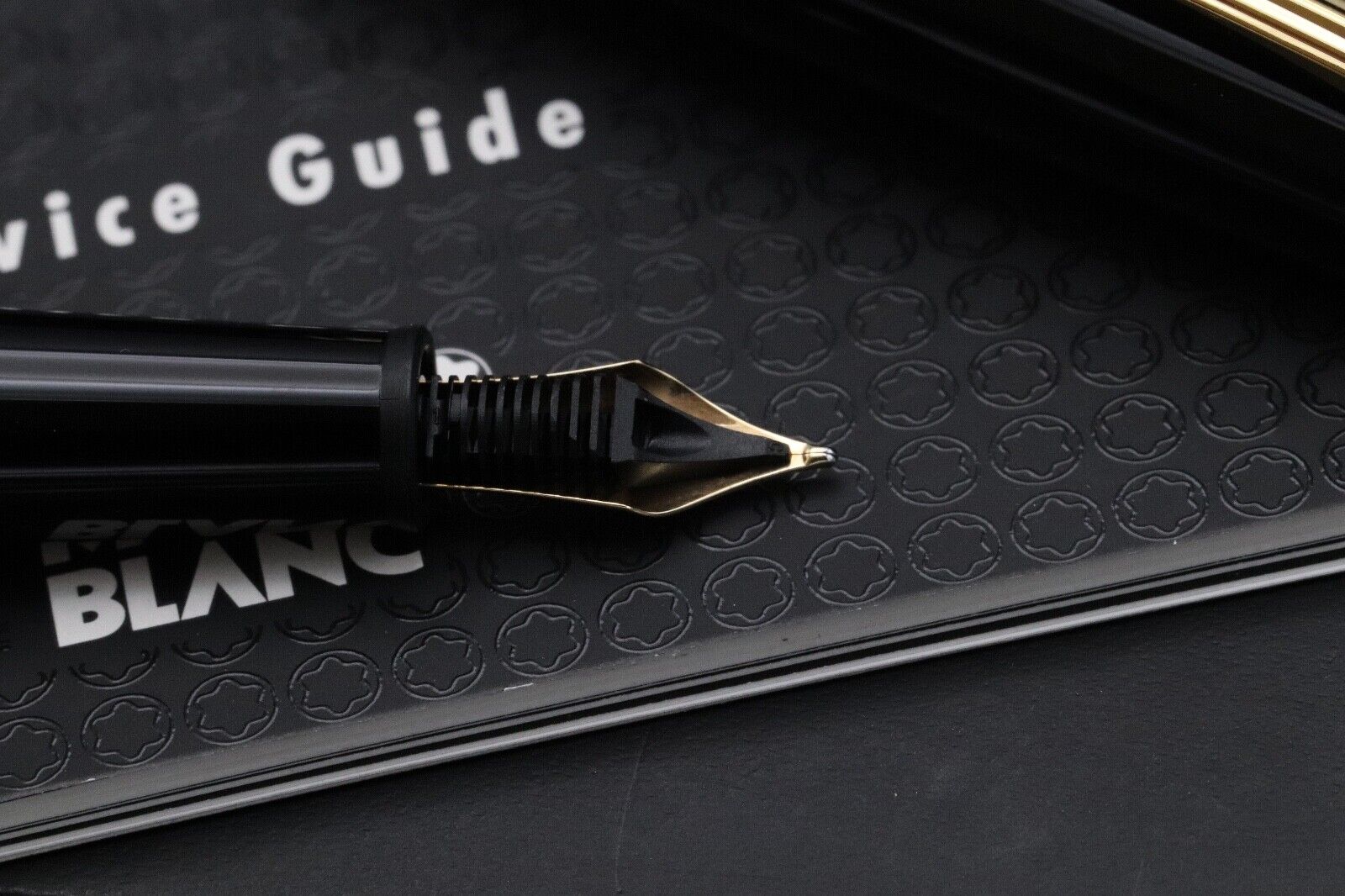 Montblanc Meisterstuck 145 Classique Gold Coated Fountain Pen - NEVER INKED image 3