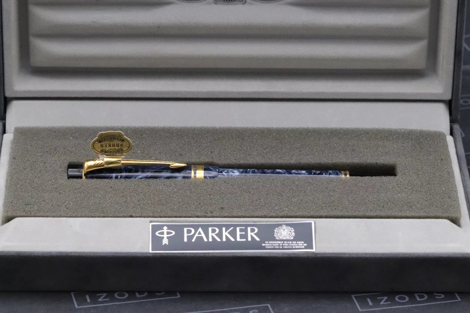 Parker Duofold Centennial Blue Marble Fountain Pen - MK1 - 1991 image 7