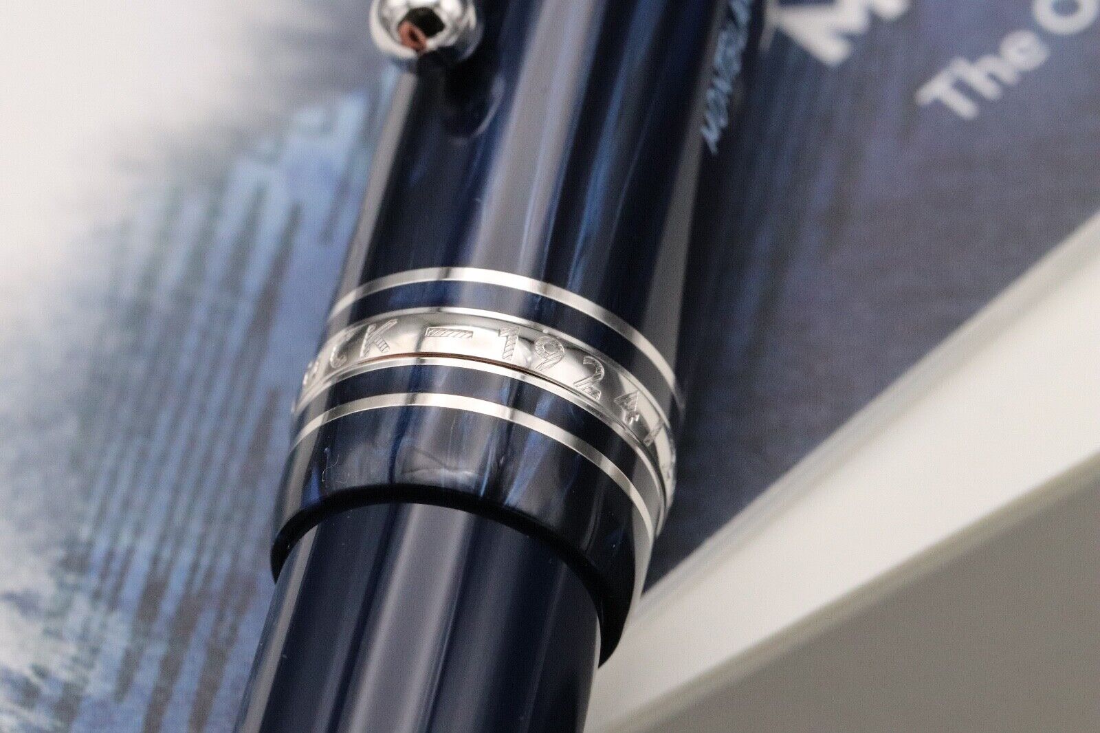 Montblanc Meisterstuck LeGrand 'Origin Collection' Blue Rollerball Pen - UNUSED image 4