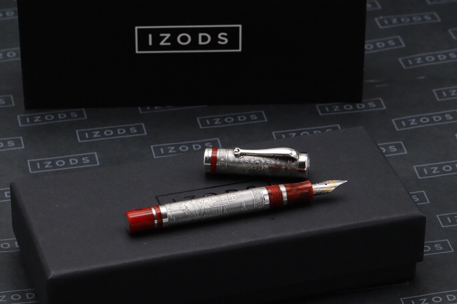 Montegappa Roma Aeterna Silver Limited Edition Fountain Pen image 0