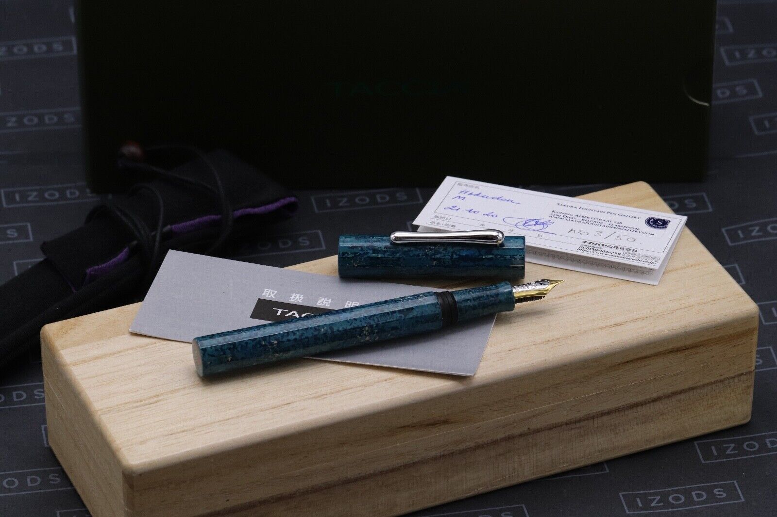 Taccia Hyakko Hisho Hakudou Limited Edition Fountain Pen image 0