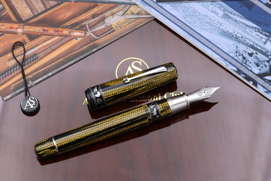 ASC Bologna Extra Burkina Bespoke Africa Celluloid LE20 Fountain Pen image 0