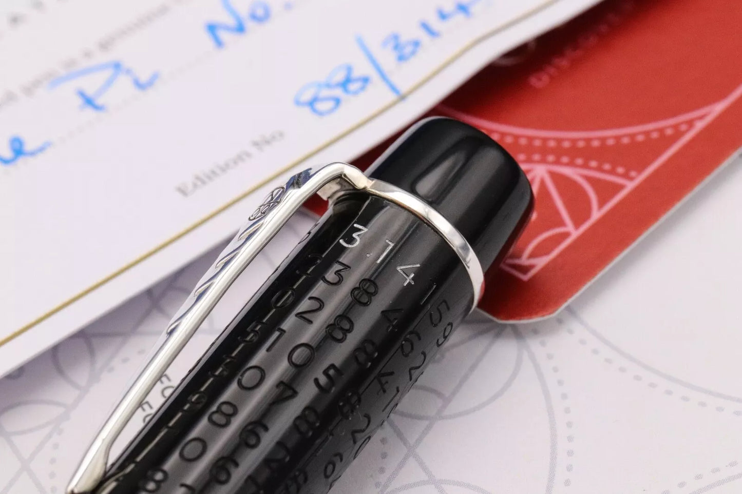 Onoto Magna Pi Fountain Pen - #8 18K and Ti Broad Nibs Included image 5