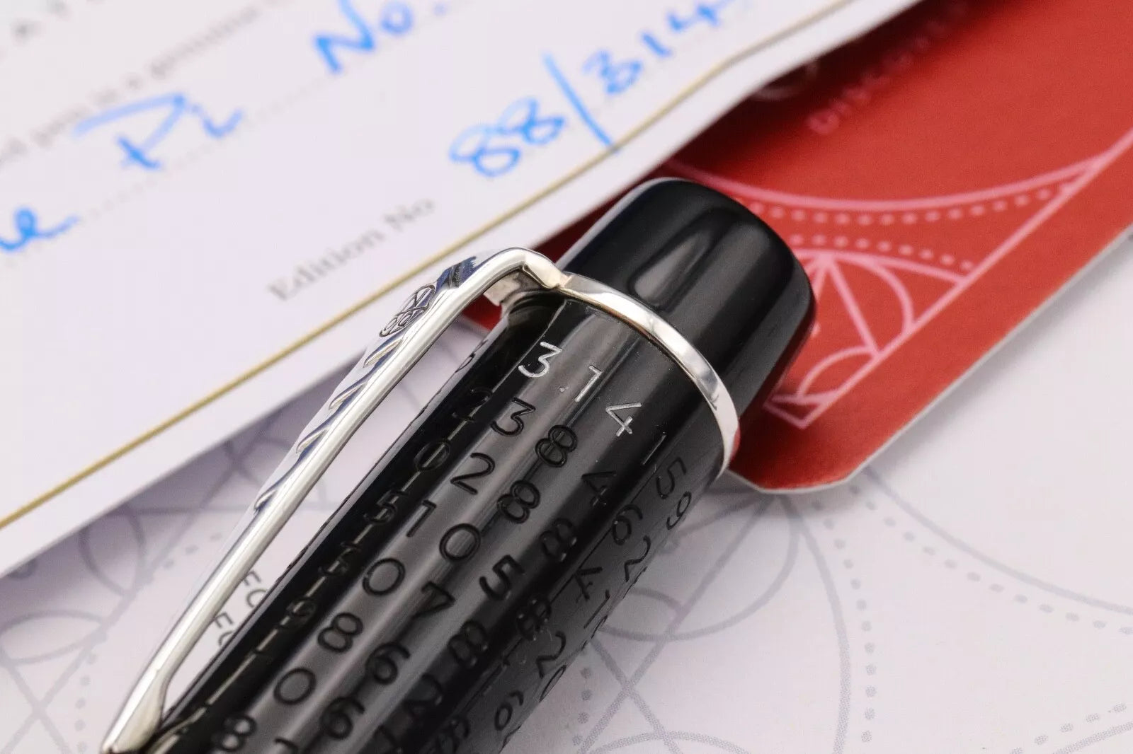 Onoto Magna Pi Fountain Pen - #8 18K and Ti Broad Nibs Included image 5