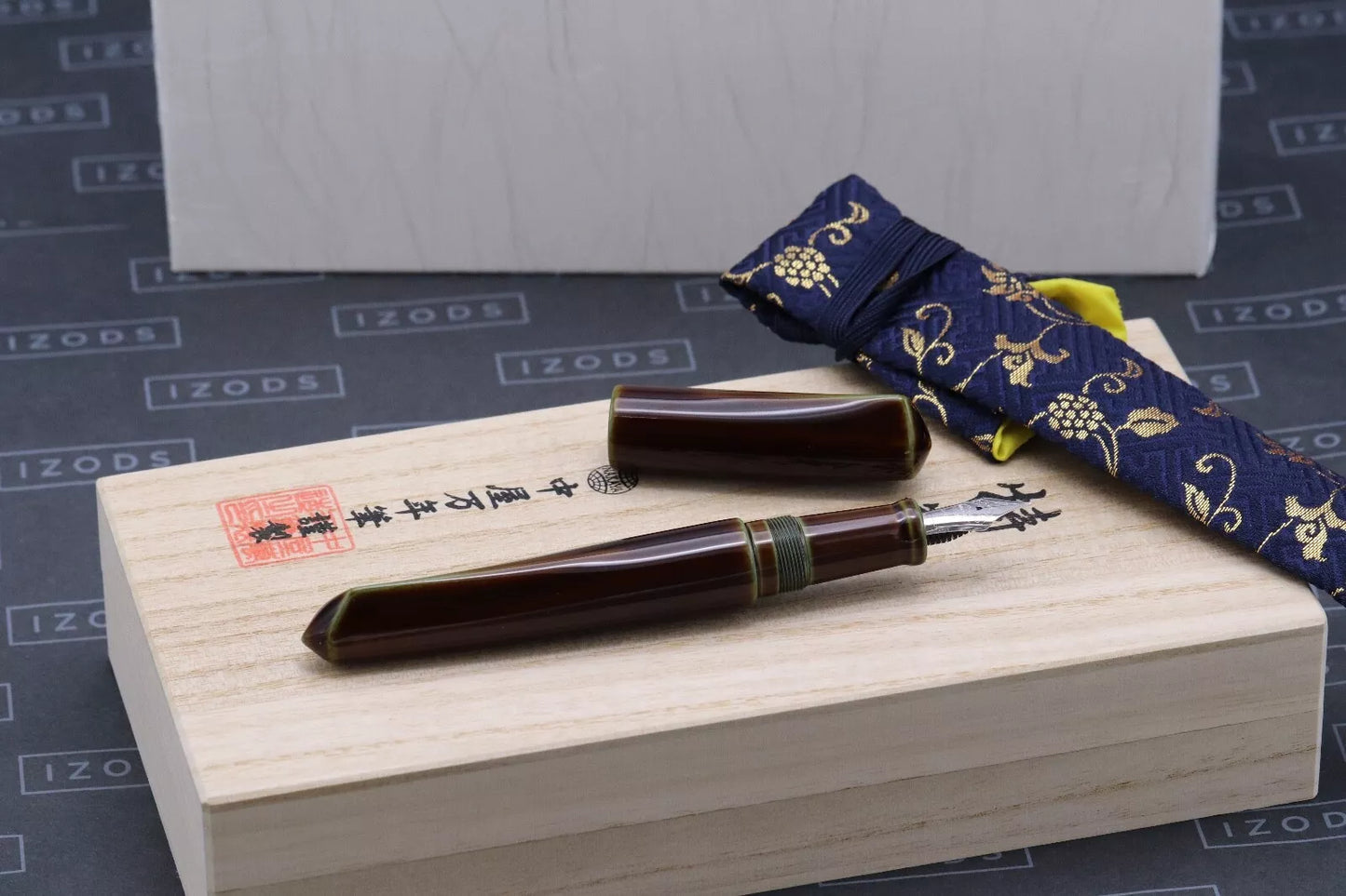 Nakaya Dorsal Fin 2 Heki-tamenuri Fountain Pen - UNUSED image 0