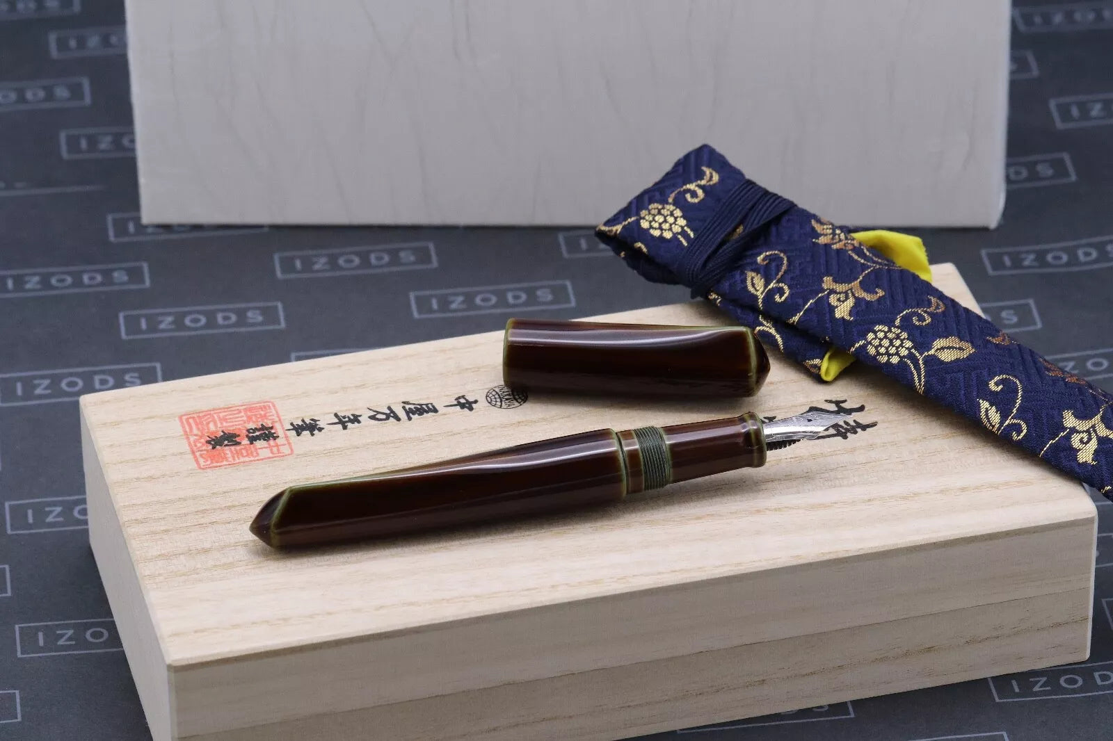 Nakaya Dorsal Fin 2 Heki-tamenuri Fountain Pen - UNUSED image 0