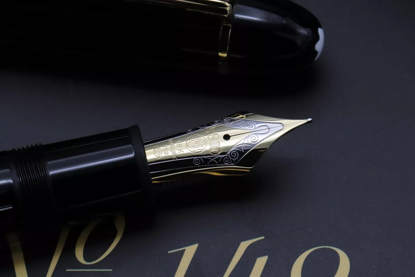 Montblanc Meisterstuck 149 Gold-Coated Fountain Pen - EF Nib image 2