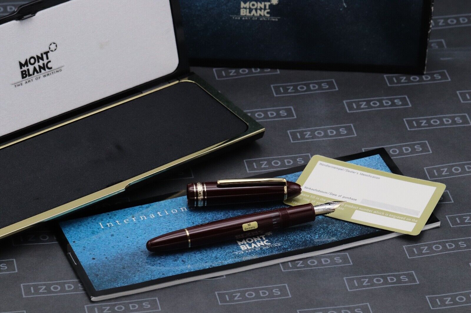 Montblanc Meisterstuck 146 LeGrand Bordeaux Fountain Pen - UNUSED - 1991-92 image 0