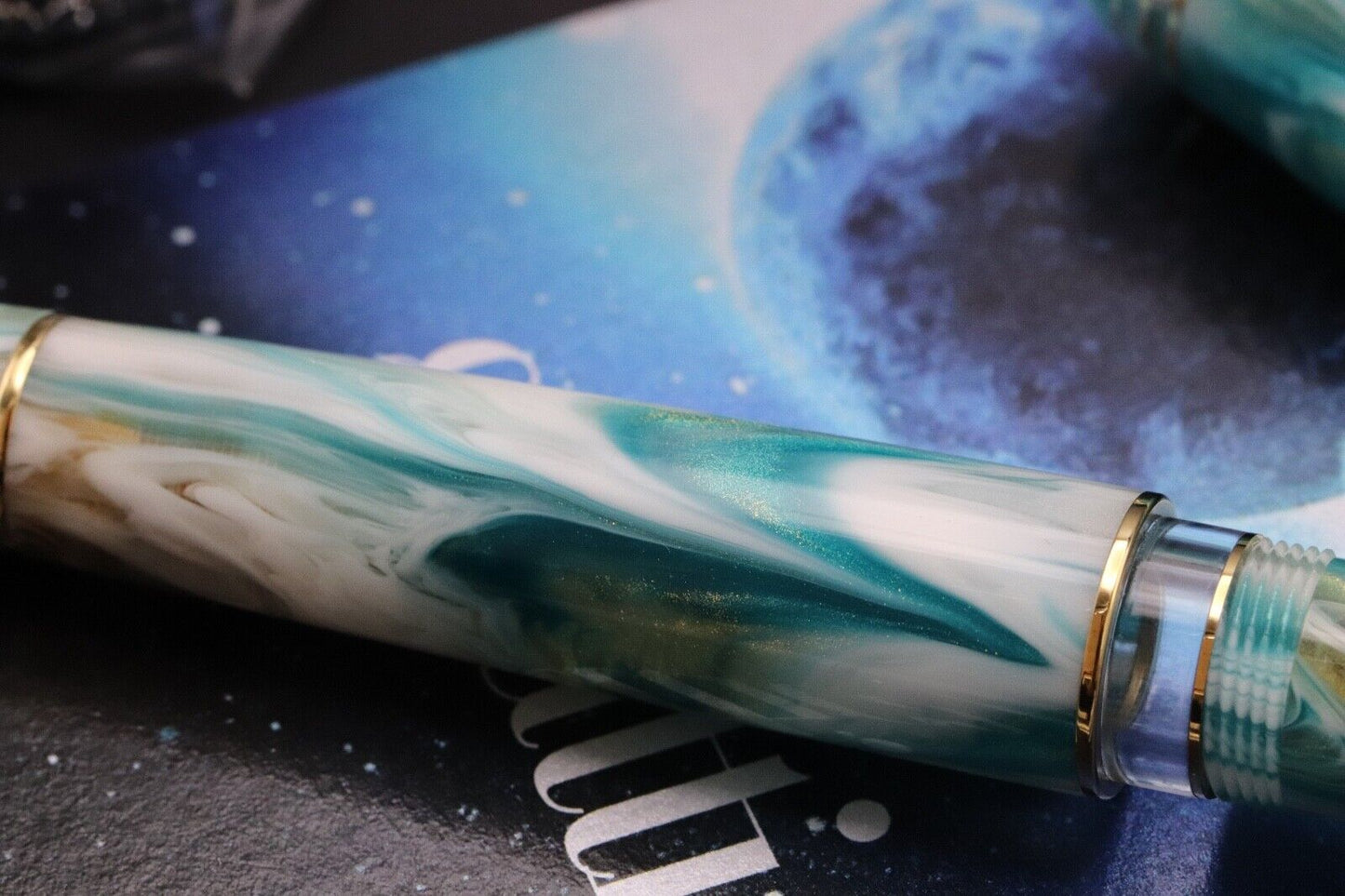 Leonardo MZG 2.0 Galattica Planetary Nebula Fountain Pen - UNUSED image 3
